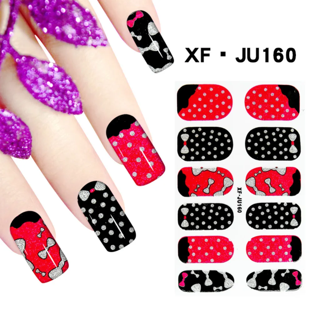 Cute Fashionable Full Nail Stickers Nail Art Decals Nail Manicure Tools