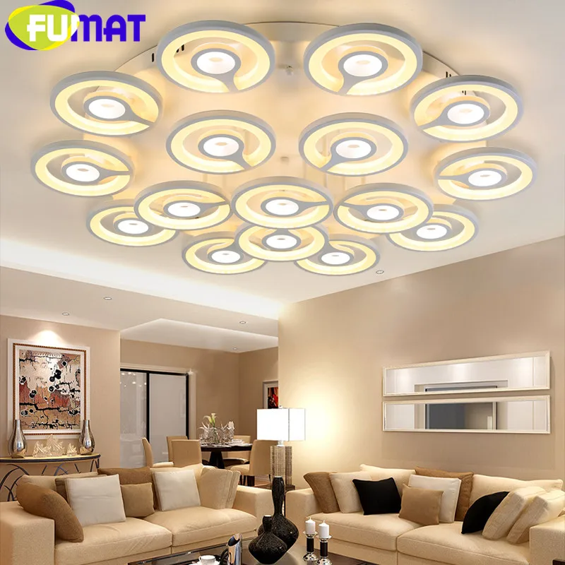 

FUMAT Modern Creative Design Led Chandelier for Living Room Bar Dinning Room Bedroom Acrylic Lampshade Lighting Fixtures Lampara