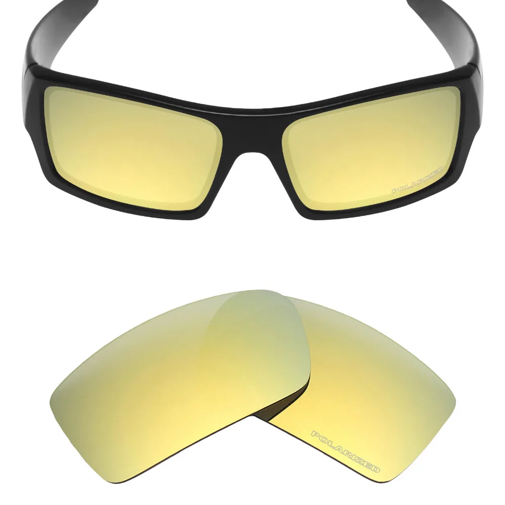 

SNARK POLARIZED Resist SeaWater Replacement Lenses for Oakley Gascan Sunglasses 24K Gold