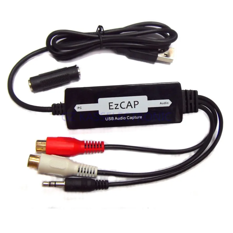 Портативный USB 2 0 аудио рекордер преобразует любой аналоговый как WMA MP3 формат