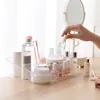 MeyJig Makeup Cosmetic Storage Box Desk Bathroom Organizer Large Capacity Makeup Display Case Brush Lipstick Holder 3
