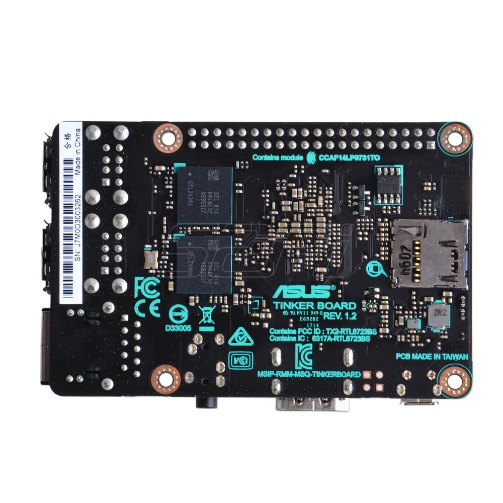 52Pi агента! Официальный ASUS SBC паяная панель RK3288 SoC 1 8 GHz 4 ядра Процессор 600 МГц Mali T764
