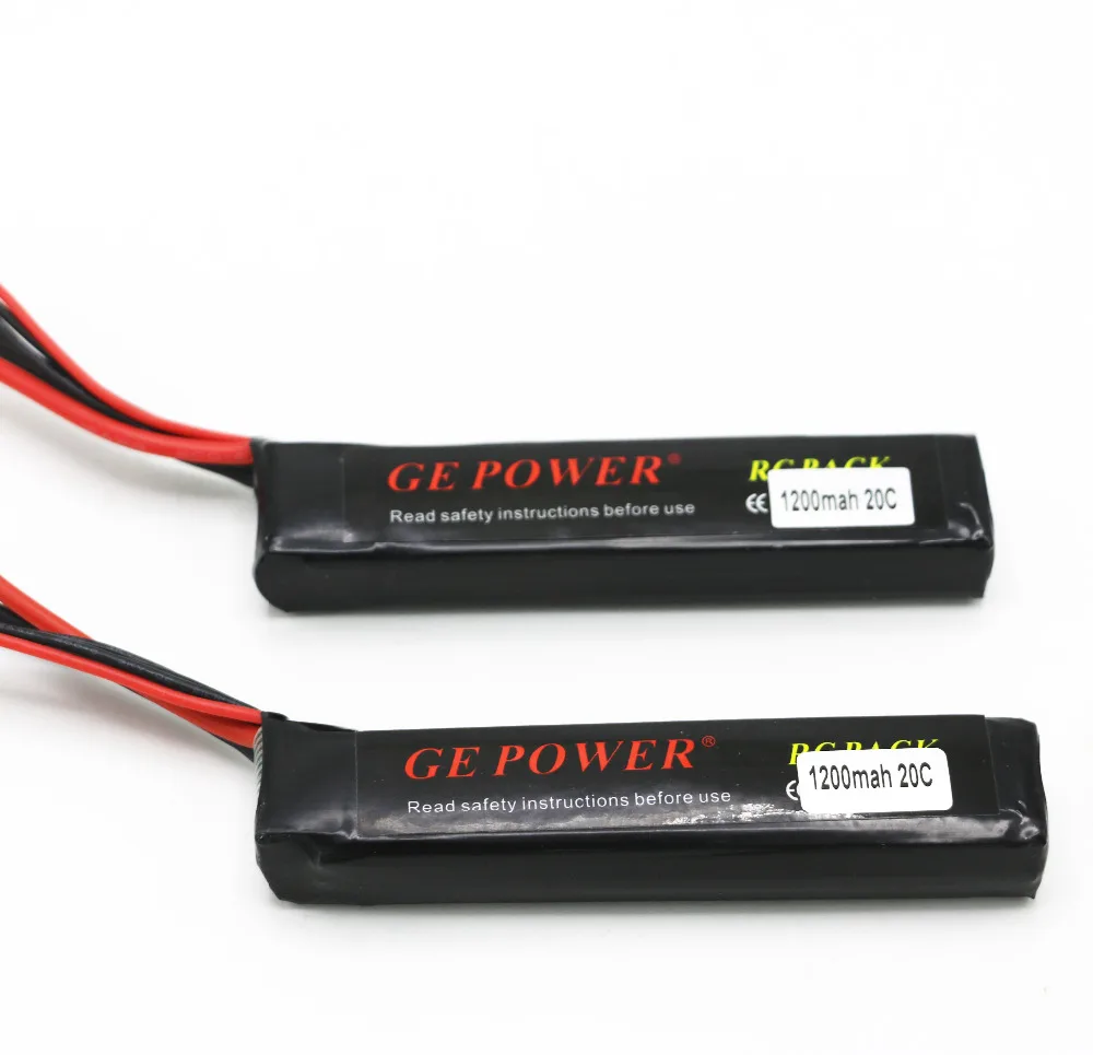 1 шт. GE power RC Lipo батарея 11,1 V 1200MAH 20C 3S AKKU мини-страйкбольная батарея RC модель 40C