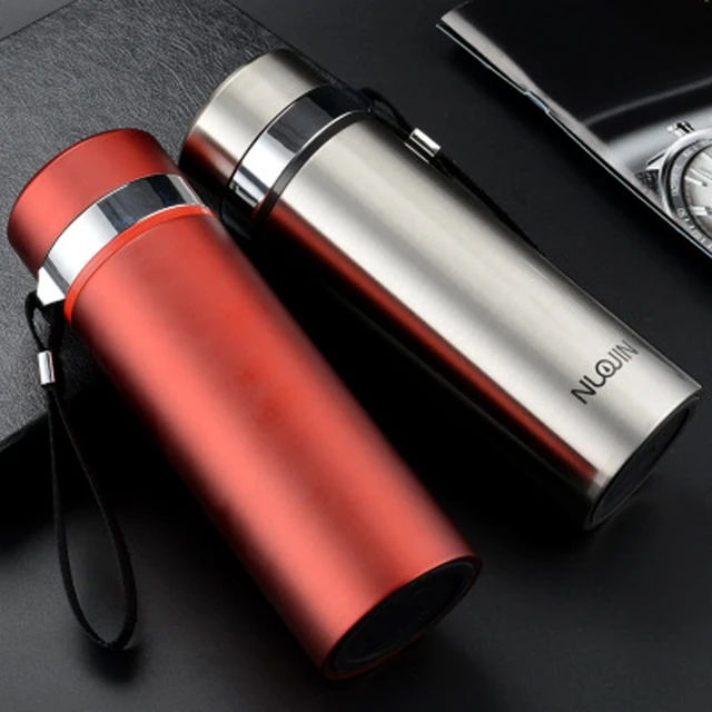 Termos Thermal Coffee Bottle Double Wall 304 Stainless Steel Coffee Cup  Travel Thermal Water Bottle Vacuum Flasks Leak-Proof - AliExpress