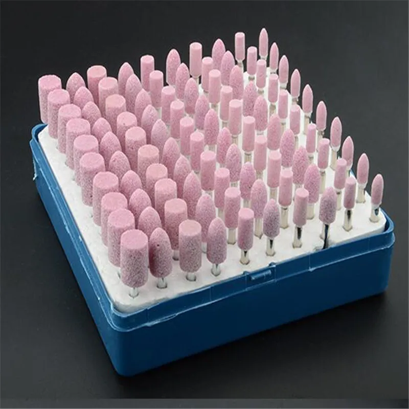 100pcs Abrasive Stone Electric Grinding Dremel Accessories Point