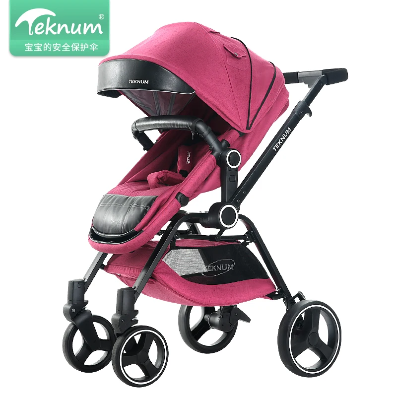 

Teknum Pushcart Can Sit, Lie Down, Fold, Light, 0-3 Year Old Baby, High Landscape Newborn, Pushes Baby Carriage.