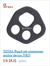 XINDA наружная скалолазание инструмент для выживания на открытом воздухе высота фиксированный одиночный Алюминиевый шкив сплав статическое напряжение 20KN шкив