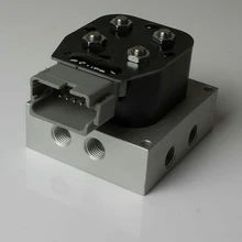 Пневматический гидравлический амортизатор 1/" AA-VU4 4 Угловая электромагнитный клапан, подвески с пневматическими амортизаторными стойками блок клапанов с кабель для подключения к сети