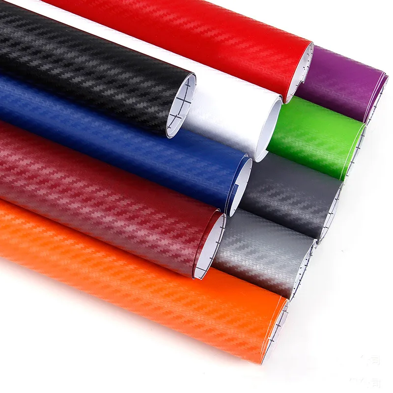 

30x200cm 3D Carbon Fiber Vinyl Film Car Stickers Waterproof Car Styling Wrap Auto Vehicle Detailing Car accessories Motorcycle