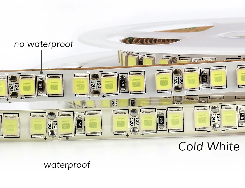 5 м 600 светодио дный 5054 Светодиодные ленты свет Водонепроницаемый/Non Водонепроницаемый DC12V лента ярче, чем 5050 холодный белый/теплый