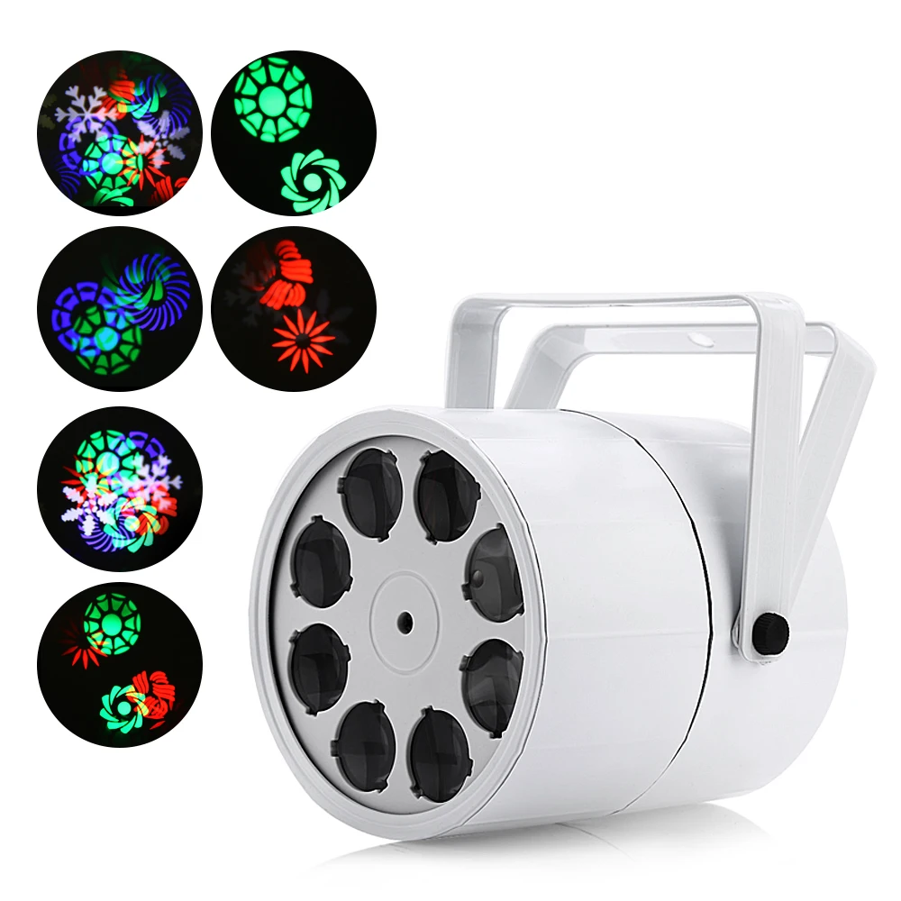 

Lightme AC 100 - 240V 24W LED Projection Lamp 8 LEDs Holiday LED Projector Light Wedding Stage Effect light Concert Lamp