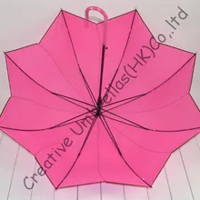 Зонтики с листьями лотоса, летние женские зонтики, 190 t нейлоновая ткань, длинная ручка зонтик, вращается соответствующие зонтик ткань трубопровода