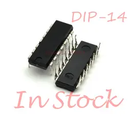 10 шт./лот DIP-14 круглое отверстие 14 Pins 2,54 мм DIP DIP14 ИС 14 PIN 2,54 адаптер припоя Тип IC Разъем