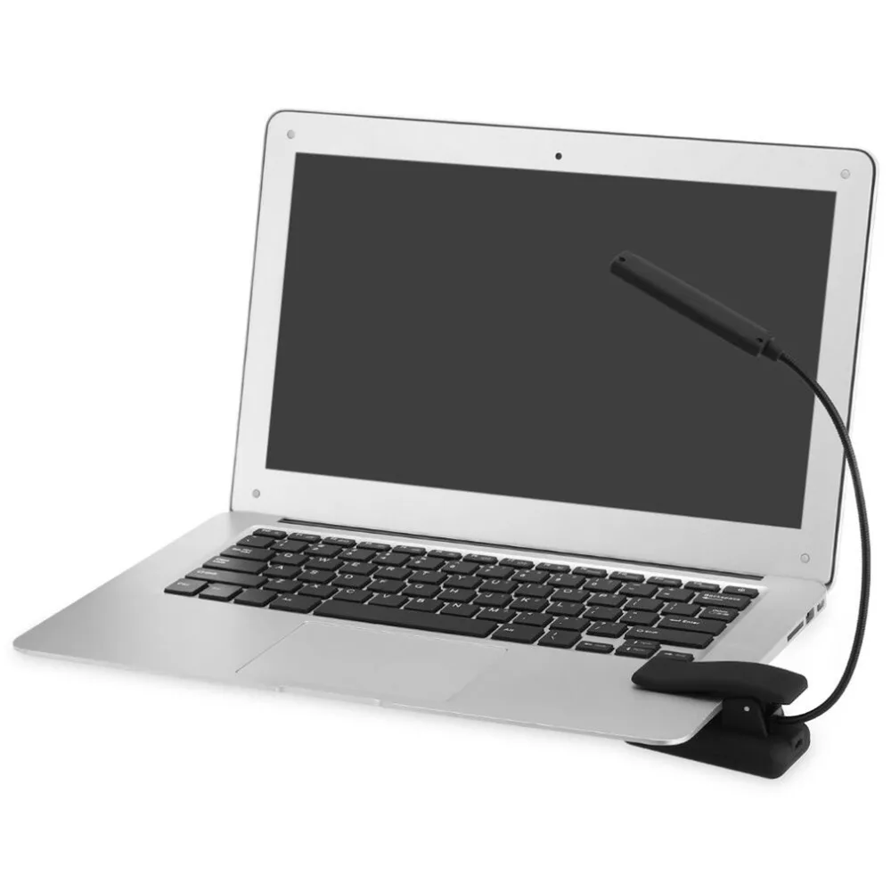 USB Батарея зажим-клипса на книгу Светодиодная лампа для чтения 6 Вт COB гибкий рычаг Торшер для ноутбука ноутбук Рабочий портативный ночник