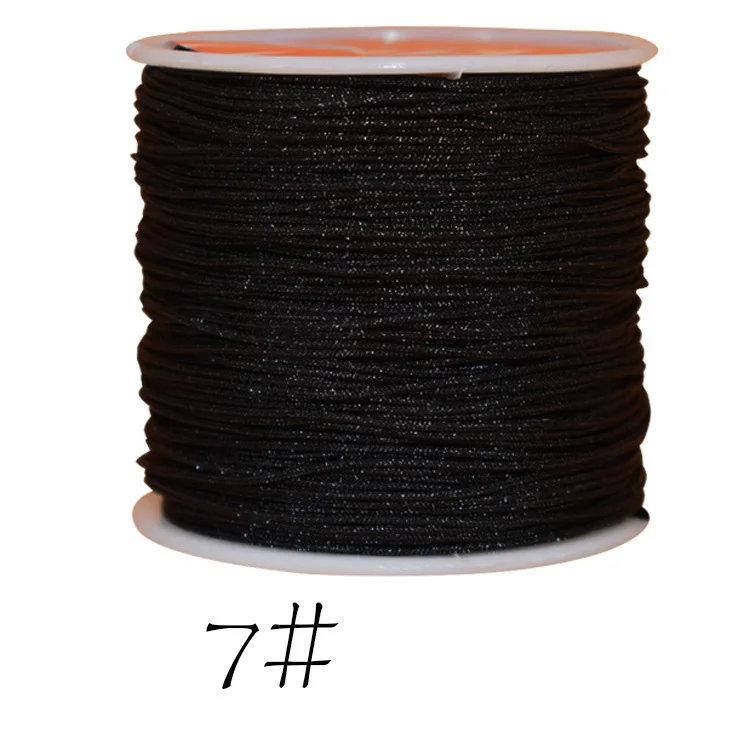 0,8 мм нейлоновый шнур китайский узел макраме, браслет плетеный шнур 45 м