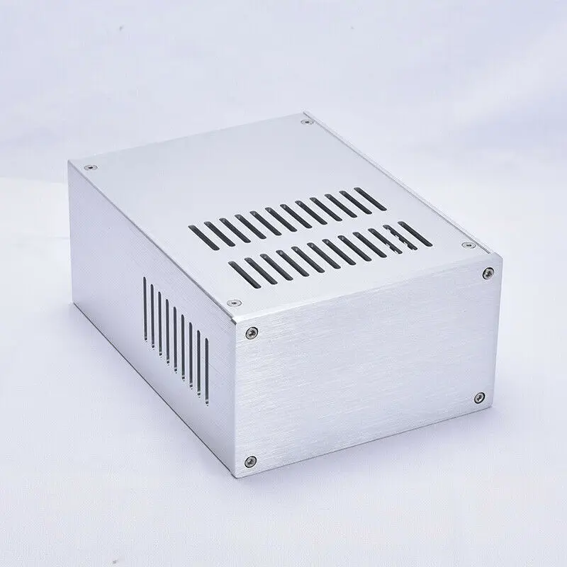 DIYERZONE полностью алюминиевый усилитель шасси DIY Amp Box PSU чехол 168*100*229 мм L14