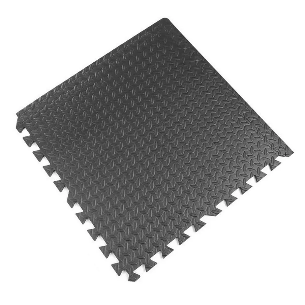 Set Of 6PCS EVA Foam Floor Mat Exercise Gym Playground Black Mat Prevent Slipping And To Protect