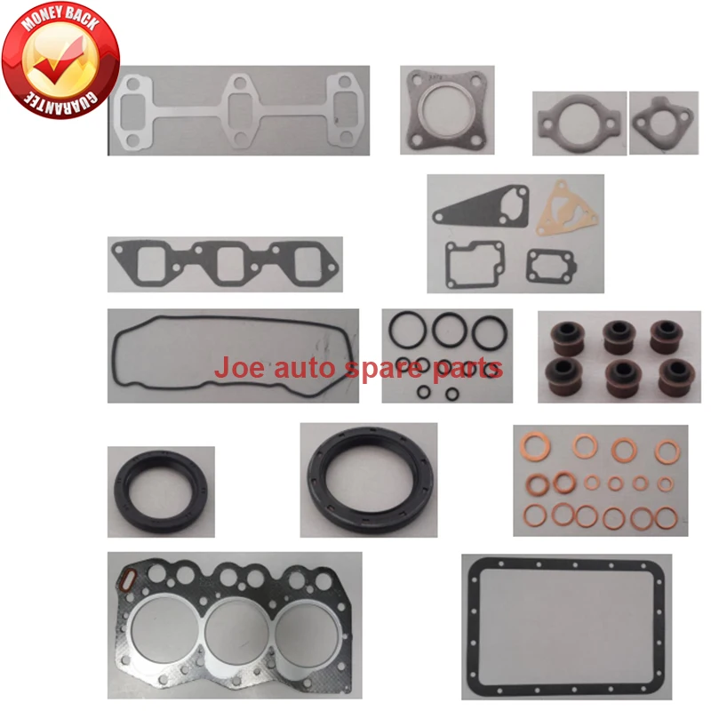 Engine Full gasket set kit for Yanmar engine 3D66 3D66E 3TN66 3TNA66