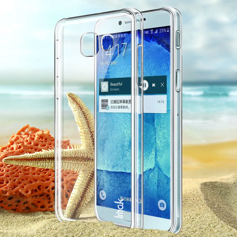 iMAK Wear Resistant Transparent Crystal Shell Hard Cover Case for Samsung Galaxy A7 2017 case For Phone Cases |