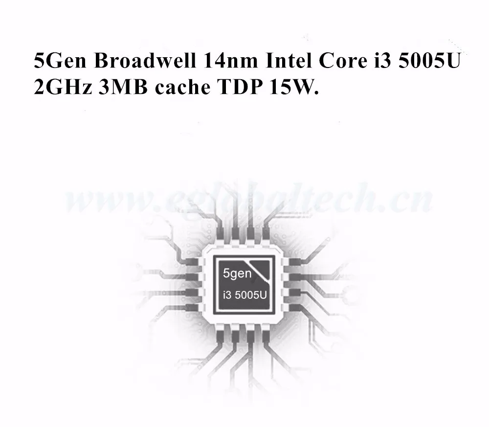 Дешевый Intel Core i3 6100U i3 5005U Mini PC Windows 10 Barebone компьютер DDR4 2 ГГц 520/5500 Графика 4 К HTPC minipc HDMI VGA