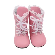 18 American girl dolls of the shoes Leather shoes sandals high heels children Christmas gift free