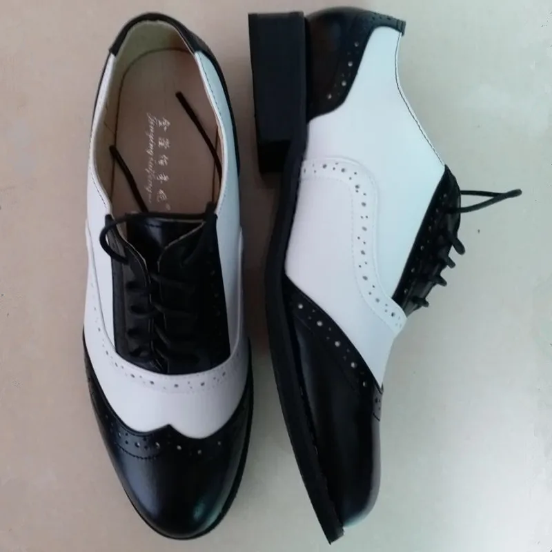 Мужские туфли-оксфорды из натуральной кожи; Цвет черный, белый; Мужские модельные туфли на шнуровке; Размер 12; Брендовые мужские кожаные туфли-броги; Мокасины