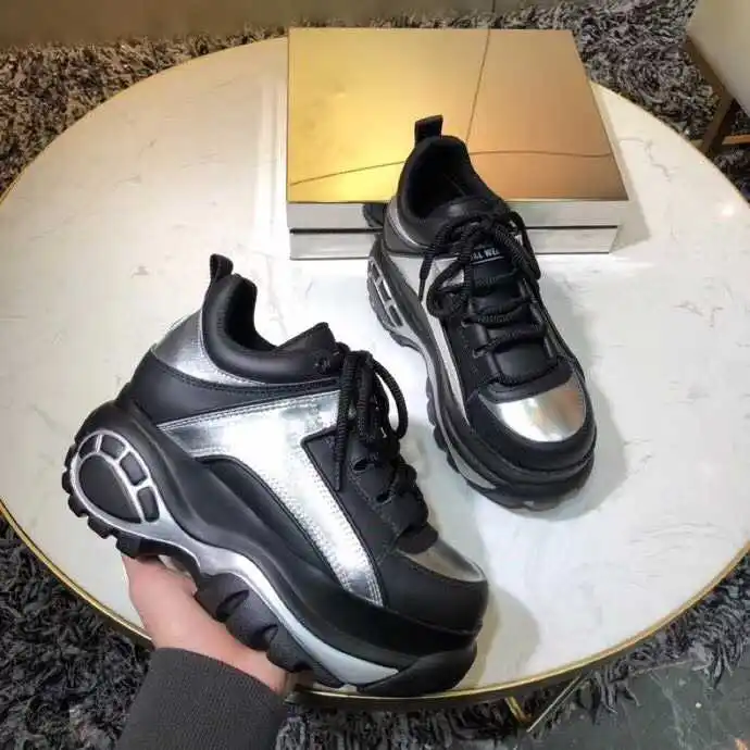 Chaussures As Color Zapatillas Grueso Bajo Mujer Elegante as Zapatos Mujeres Deporte Pic Mezclado Plataforma Dama Las Encaje Pic De Cuero Superior Cuñas Femmes 2019 RYnaqR