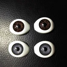 Новое поступление, 8 шт., яркие овальные полые пластиковые глаза для безопасности, глазные яблоки для игрушек, куклы DIY 22*16,5 мм, аксессуары для кукол, рукоделие