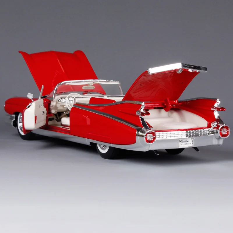 Maisto 1:18 1959 cadillac eldorado biarritz розовый автомобиль литой лимузин литые модели автомобилей подарок для мужчин 36813