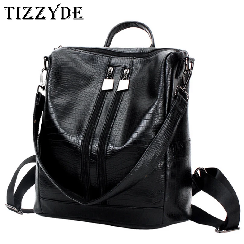 Personality Alligator Women Backpack 2017 Fashion Elegant Lady