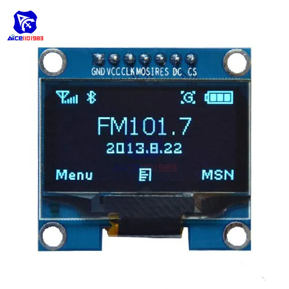 1,3 дюймов OLED 128x64 ЖК-дисплей модуль 7 Pin SPI/2c SSH1106 ЖК-модуль для Arduino AVR PIC STM32