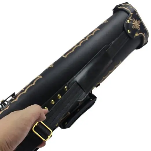  2019 Professional Handmade 6 Holes Billiard Pool Cue Case Pool Stick Portable Carrying Case (Holds 