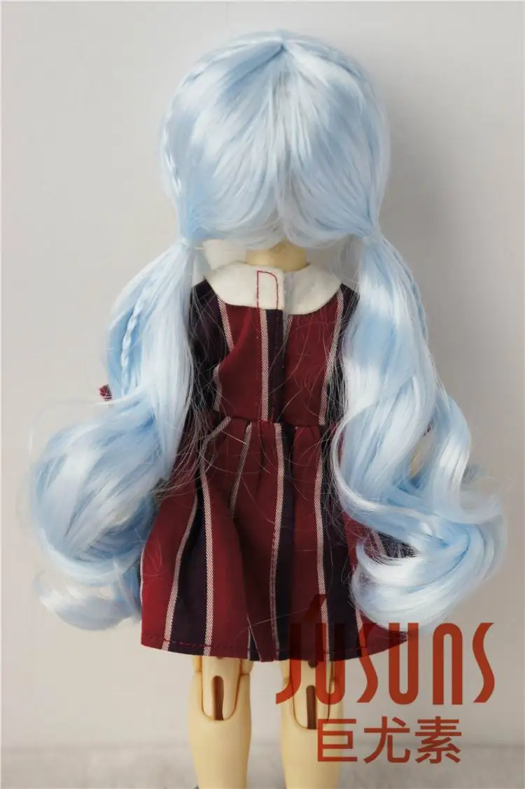 JD337 1/8 1/6 1/4 Pretty Synthetic Mohair BJD Wigs Suit For Size 5-6 Inch 6-7 Inch 7-8 Inch Doll Free Shipping Doll Hair Only