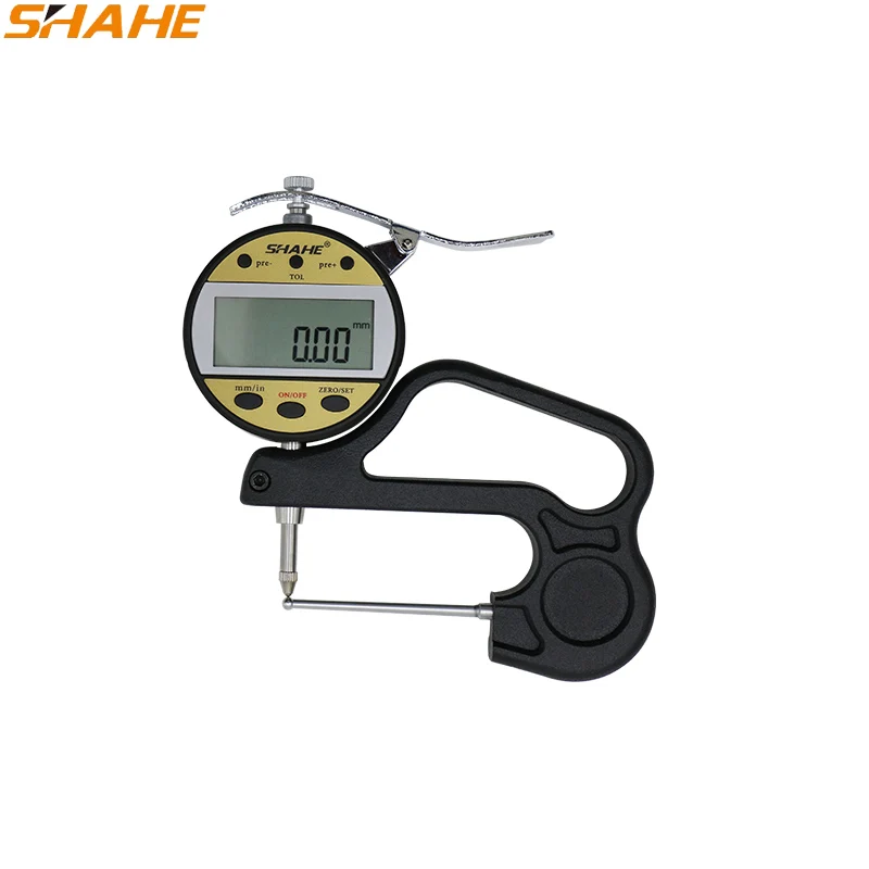 SHAHE 0.01mm 10mm digital tube thickness gauge caliper of internal