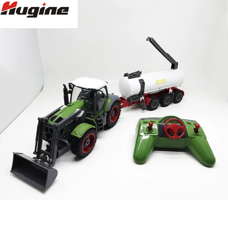 

RC Truck Farm Tractor 2.4G Remote Control Multi-Function 4 Wheel Tractor Engineer Vehicle Tractor Model Children Hobby Toys