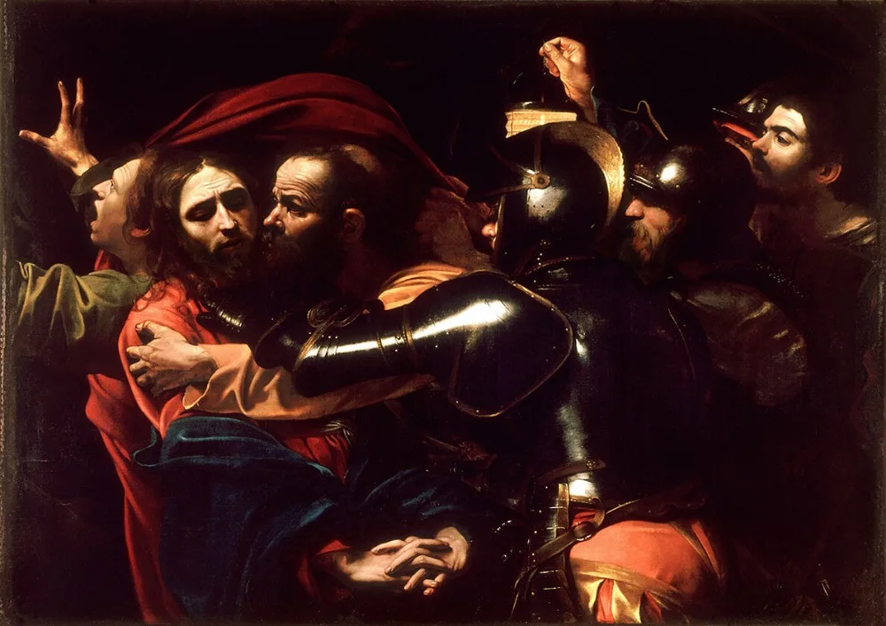 

Caravaggio: The Taking of Christ SILK POSTER Decorative painting 24x36inch