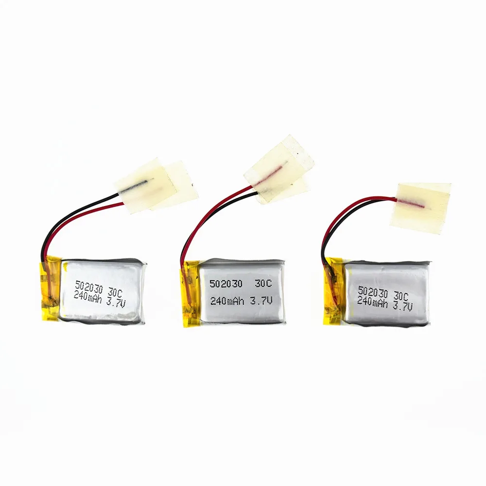 2 шт./лот Syma 3,7 V 240 мА/ч, S107 S108 S109 S026 3,7 в 240 мАч 30c LiPo Батарея для 6020 Syma S107 S108 S109 S026 Квадрокоптер с дистанционным управлением