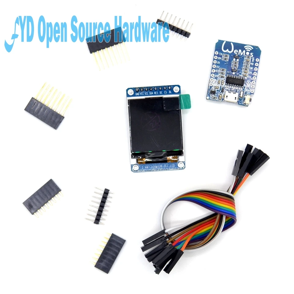 1 комплект ESP8266 разработки с tft экраном для Интернета вещей интеллектуальная