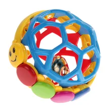 Bendy Educational Baby Rattle Toys Fun Little Loud Jingle Ball Develop Intelligence Training Grasping Ability Toy For Baby FCI#