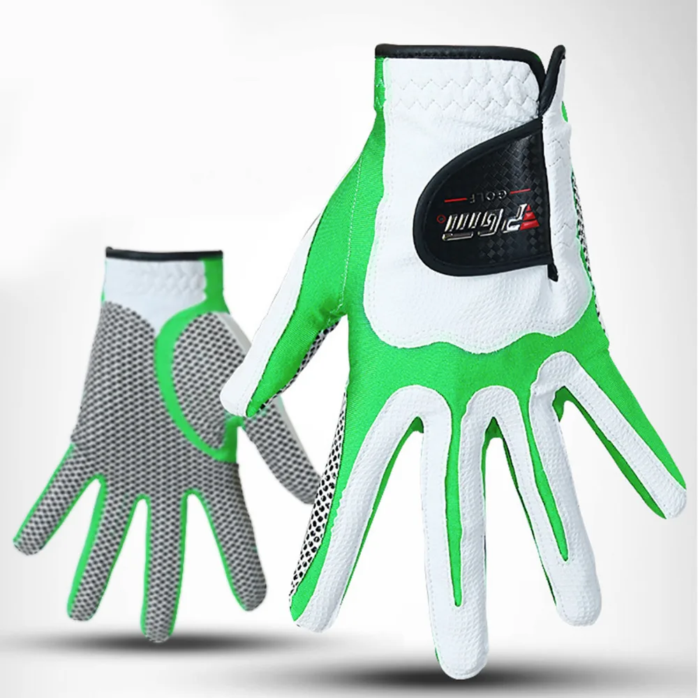 PGM 1 шт. мужские перчатки для гольфа для левой руки, противоскользящие гранулы, дышащая ткань из волокна, мягкие гранулы, рукавицы, профессиональная тренировка