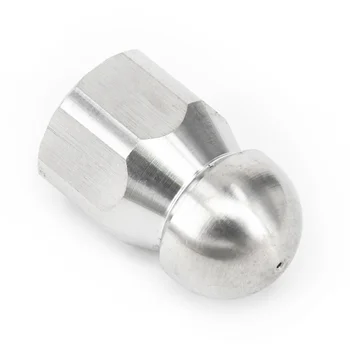 

Part Stainless steel Silver Accessory 1/2'' Pressure Drain Sewer Cleaning Nozzle Pipe Rotary 3/8" Sale Latest 2018