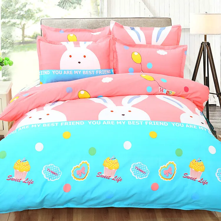 

Fashion Bedding Set Queen King size Simple Sanding Duvet Cover Set Bedsheet Pillowcase for home Duvet Cover