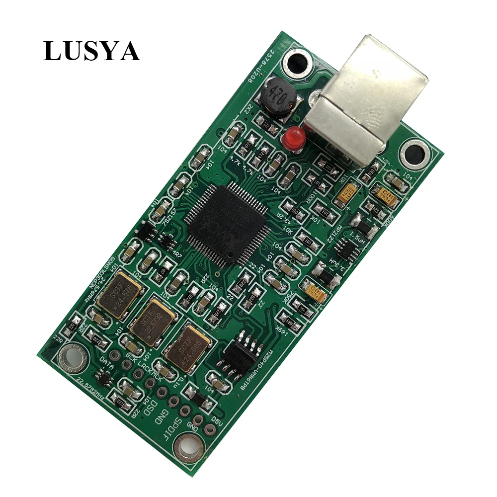 

Lusya XMOS XU208 USB 384K 32B module I2S SPDIF output support DSD for ES9018 9028 9038PRO DAC A6-013