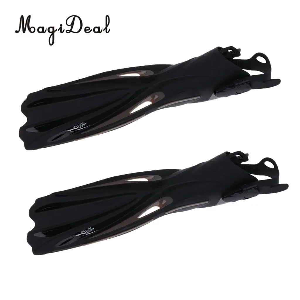 MagiDeal Premium Scuba Diving Swimming Snorkeling Training Aid Fins Foot Flippers for Adult Men Women Water Sports