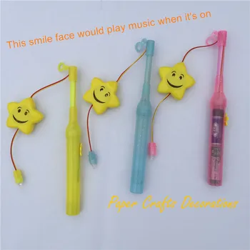 

10pcs/lot 20cm Quality Plastic Hanging Lantern Sticks Handle With Music Flash LED Lights Children Toys Party Event Decorations