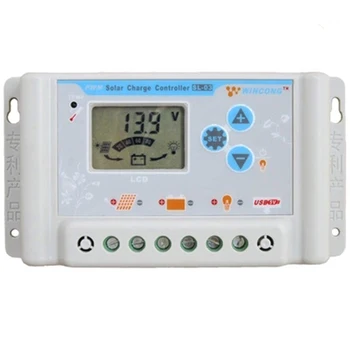 

10A 36V 48V 60V solar Charge Controllers Regulator with USB LCD Li Li-ion lithium LiFePO4 batteries Solar Charge Controller