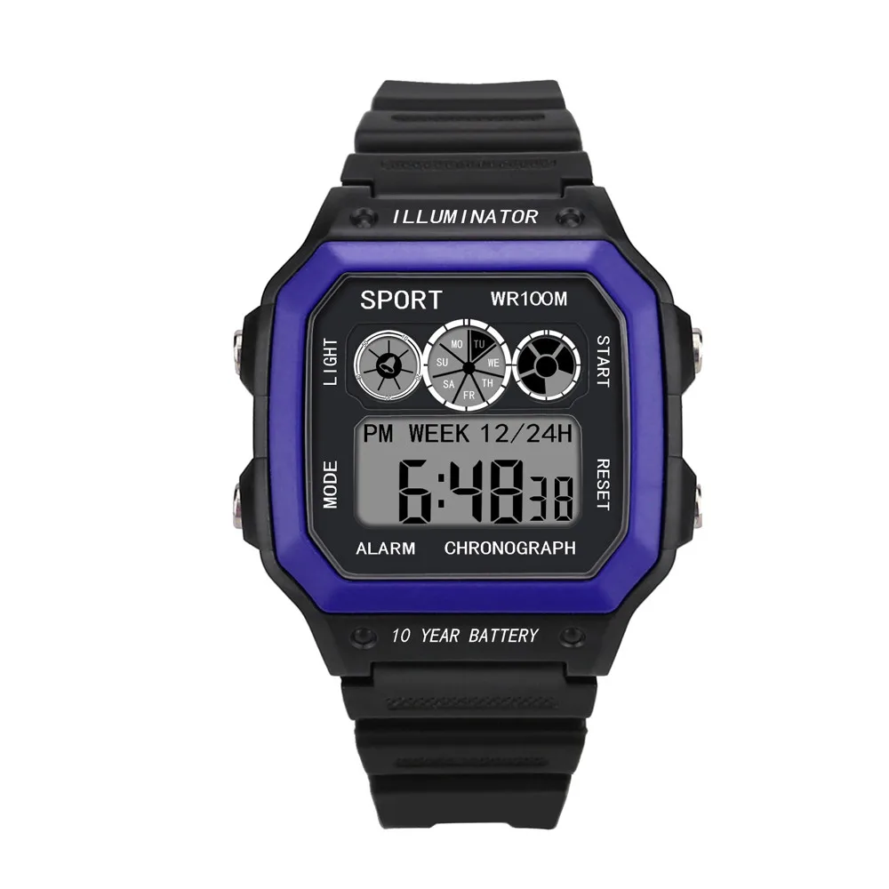 Splendid# er3 дизайнерские часы со светодиодами модные многофункциональные водонепроницаемые часы для мужчин дешевые электронные цифровые часы relojes