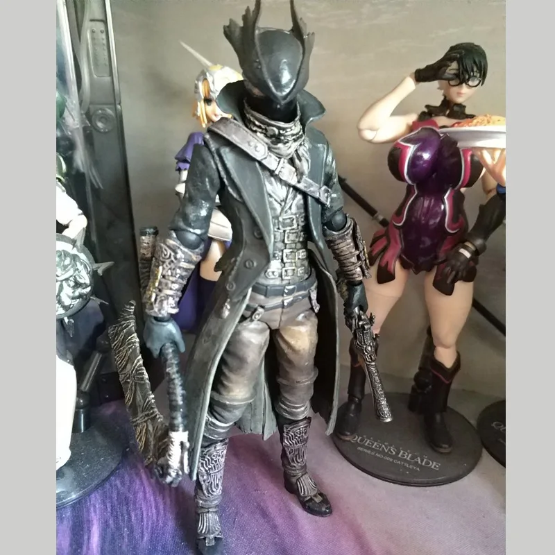 

New Figma 367# Bloodborne Hunter PVC Action Figure Game Bloodborne Collection Model Toy 15cm