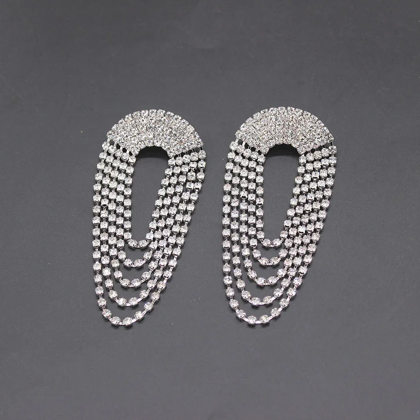 Корейская Роскошная звезда с серебряной кисточкой серьги личности модные серьги для подиума личности уличные битые серьги 898