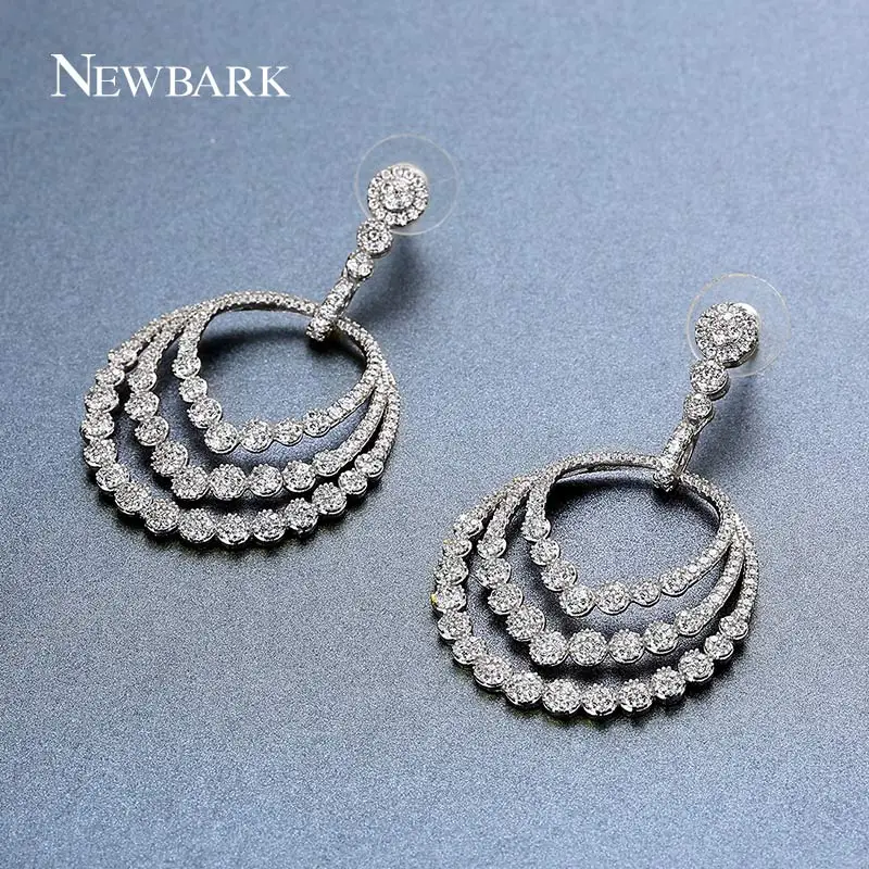 Newbark 3 Круг Сердце Форма Дизайн Серьги BOHO БИСЕРОМ Модные Этнические украшения